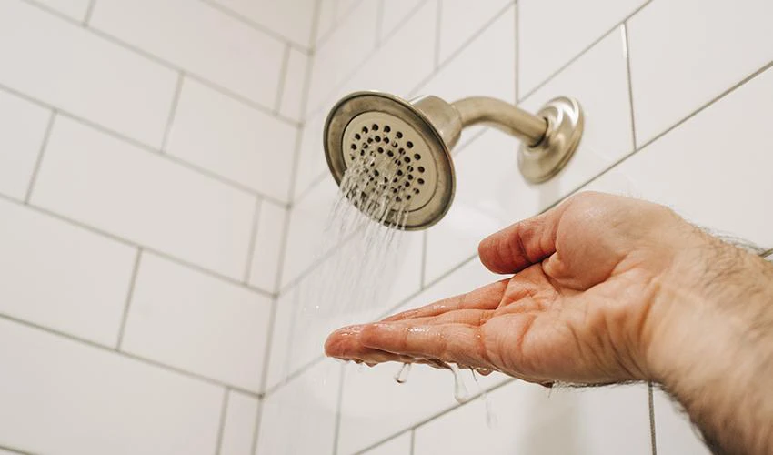 Low water pressure in a London home shower