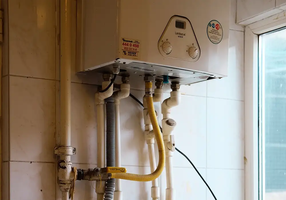 boiler leaking water